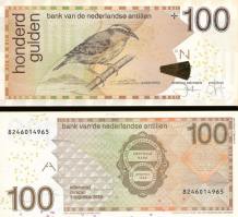 *100 Guldenov Holandské Antily 2012-16, P31 UNC - Kliknutím na obrázok zatvorte -
